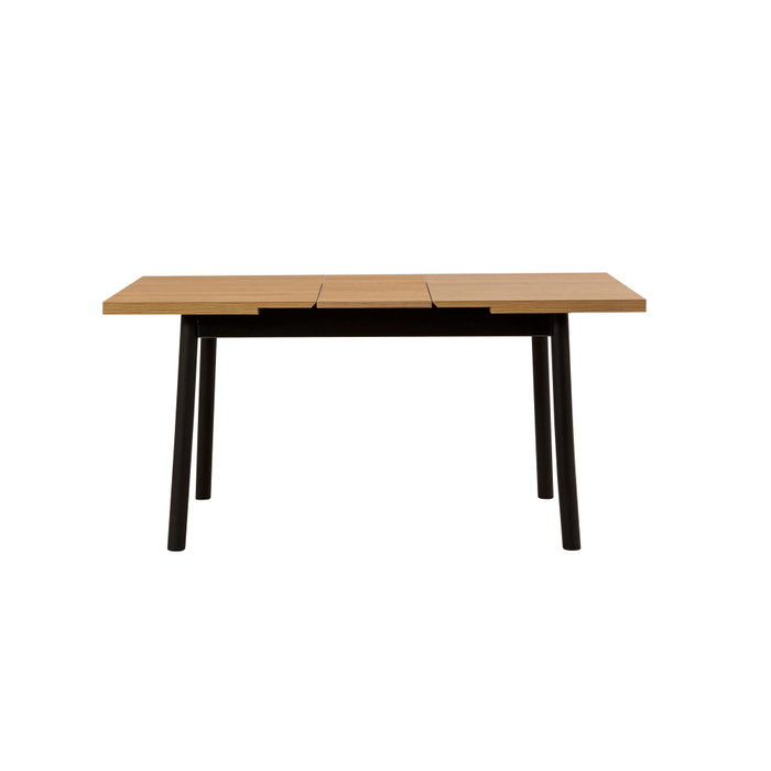 Hanah Home Oliver Open - Karina Black Mesa de Comedor Extensible